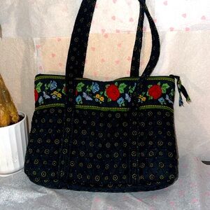 Vera Bradley quilted floral tote